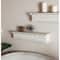 White Chinese fir wood Vintage Wall Shelf, 6" x 36" x 5"